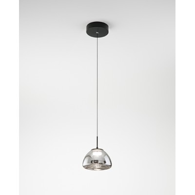 Lampe à Suspension Lucille Fabas Luce en métal et diffuseur en verre / Vellini