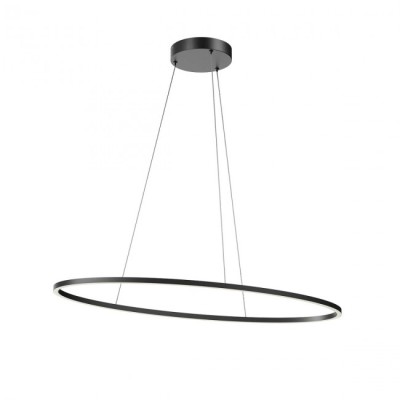 Leo Piccolo oval suspension lamp structure in aluminum and metal Led 43W 3000K/4000K