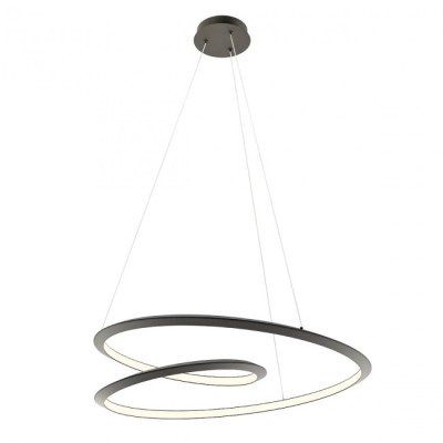 Storm Ø 100 cm suspension lamp structure in metal and aluminum Led 72W 3000/4000/6000K