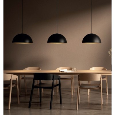 Flip 500 lampada a Sospensione Cini & Nils cupola inclinabile in alluminio / Vellini