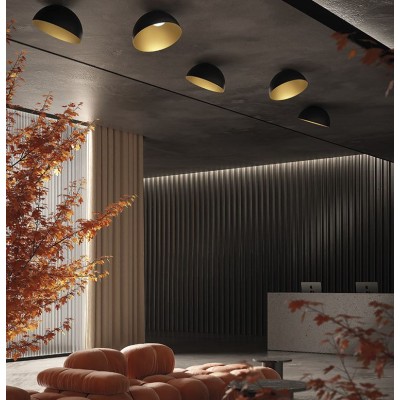 Flip 500 lampada da Parete/soffitto Cini & Nils cupola inclinabile in alluminio / Vellini