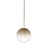 Lampe à suspension Eva Ø 45 cm Sikrea structure en métal et verre / Vellini