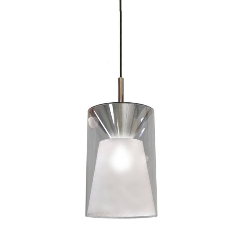 Iconic Ø 20 cm Sikrea Suspension Lamp structure in metal and glass / Vellini