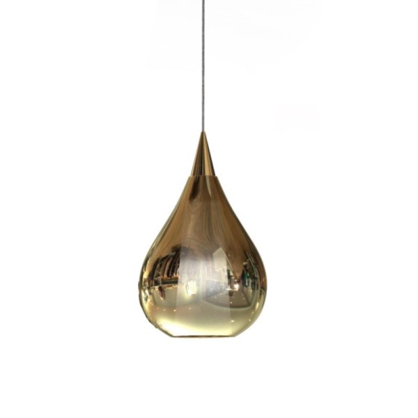 Lampe à suspension Sikrea suspendue Ø 20 cm structure en métal et verre / Vellini