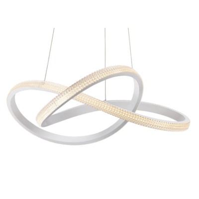 Lampe à Suspension Infinity Ø 80 cm Pan International en aluminium / Vellini