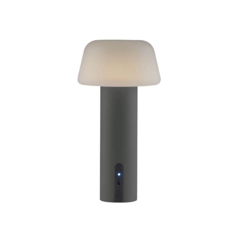 Seal Pan International IP54 rechargeable table lamp with aluminum structure