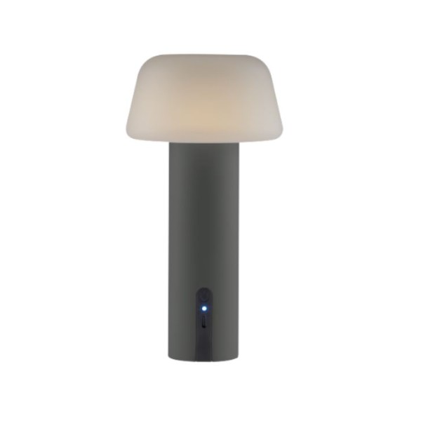 Seal Pan International IP54 rechargeable table lamp with aluminum structure