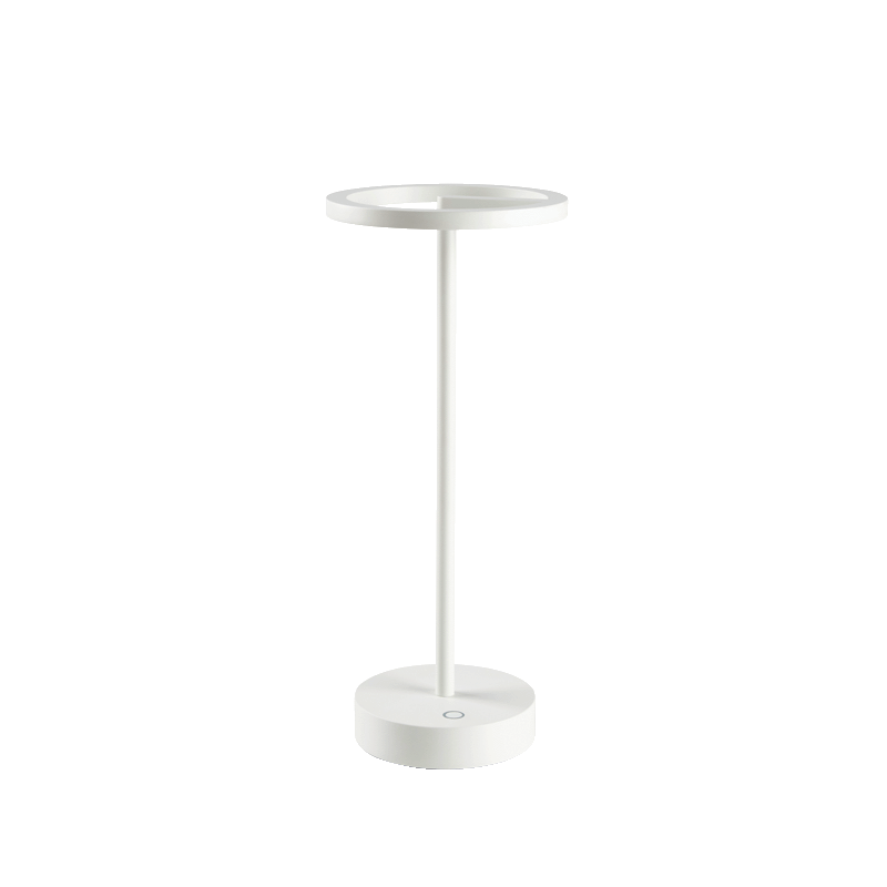 Lampe de table rechargeable Smart Pan International IP54 avec structure en métal
