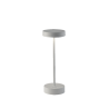 Asia Mini Lampada da tavolo ricaricabile Pan International IP54 struttura in alluminio