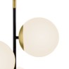 Nostalgia 3 lights pendant lamp Maytoni metal structure and glass spheres / Vellini