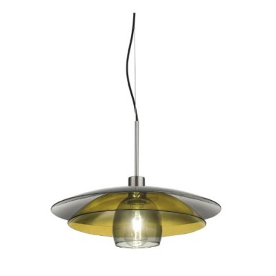 Lampe à suspension Chaos SP 7/339 avec structure en métal et diffuseur en verre 77W E27