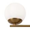 Marble 6 luci lampada a Sospensione Maytoni struttura in metallo e sfere in vetro / Vellini