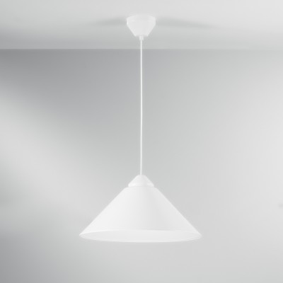 Bigbang suspension lamp with structure and diffuser in E27 metal