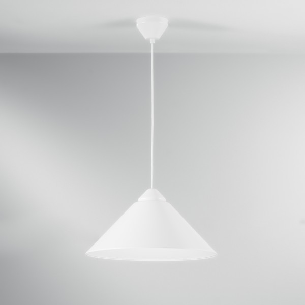 Bigbang Fan Europe Suspension Lamp, metal structure and diffuser