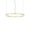 Crown Ø 60 cm Ideal Lux pendant lamp in metal with acrylic diffuser / Vellini