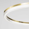 Crown Ø 60 cm Ideal Lux pendant lamp in metal with acrylic diffuser / Vellini