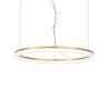 Crown Ø 80 cm Ideal Lux pendant lamp in metal with acrylic diffuser / Vellini