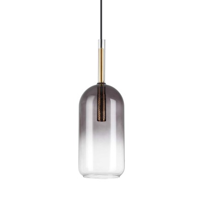 Empire SP1 Cylinder metal pendant lamp with glass diffuser 28W G9