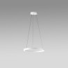 Criseide S/P cercle Ø 60 cm Lampe à Suspension Gea Luce cadre aluminium / Vellini
