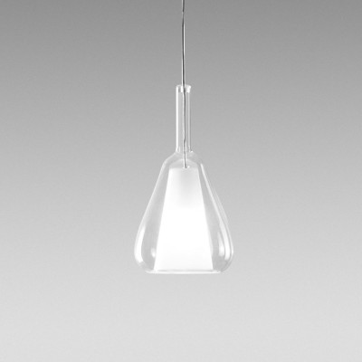 Ofelia S/11 lampada a sospensione diffusore in vetro borosilicato 60W E27