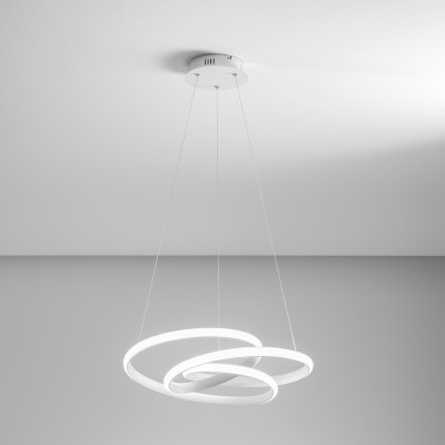 Lampe à suspension Diva S/P avec cadre en aluminium LED 43W 3000K