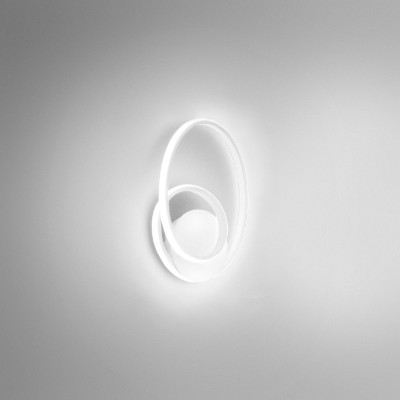 Diva A wall lamp with aluminum frame LED 20W 3000K