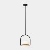 Coco Single Pendant Lamp Leds C4 metal structure and polycarbonate / Vellini diffuser