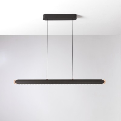 Blade suspension lamp with aluminum structure LED 55W 3000K
