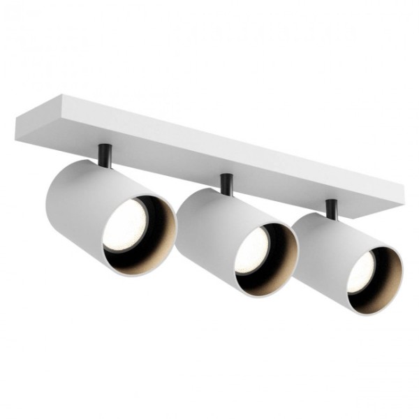 Applique/Plafonnier Corinth 3 spots Redo Group en métal et aluminium