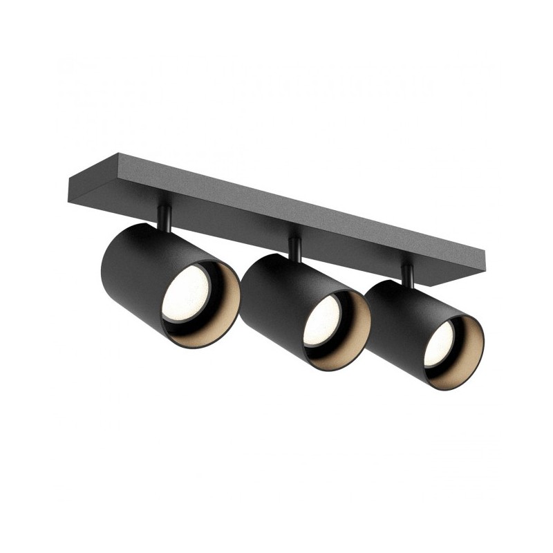 Applique/Plafonnier Corinth 3 spots Redo Group en métal et aluminium