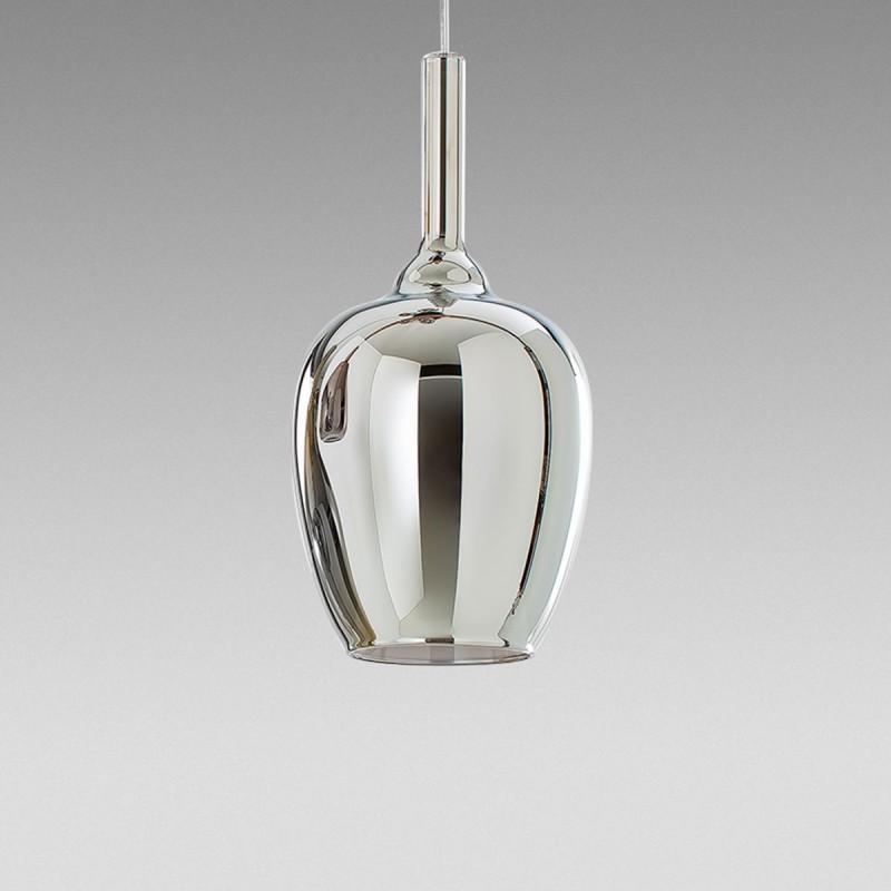 Ofelia S/10 Mini Lampada a Sospensione Gea Luce diffusore in vetro borosilicato / Vellini