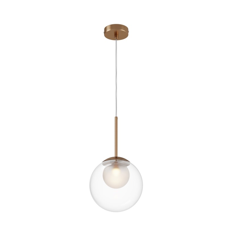 Basic Form Ø 20 cm Maytoni pendant lamp in metal and glass diffuser