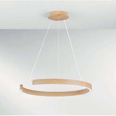 Navel semicerchio Ø 60 cm Lampada a Sospensione Fan Europe struttura in metallo