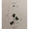 Colt S3 Suspension Lamp Fan Europe metal structure