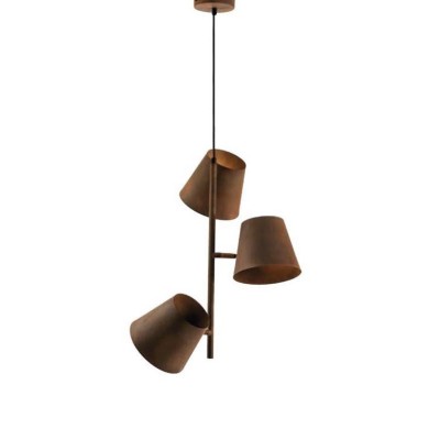 Colt S3 suspension lamp with E27 metal structure