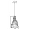 Galway Pendant Lamp Fan Europe Glass Diffuser