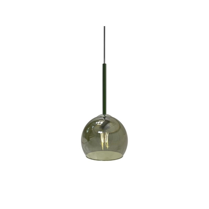 Lampe à suspension Infinity Ø 20 cm Sikrea structure en métal et verre / Vellini