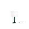 Sultan Fan Europe Metal Table Lamp with Fabric Shade