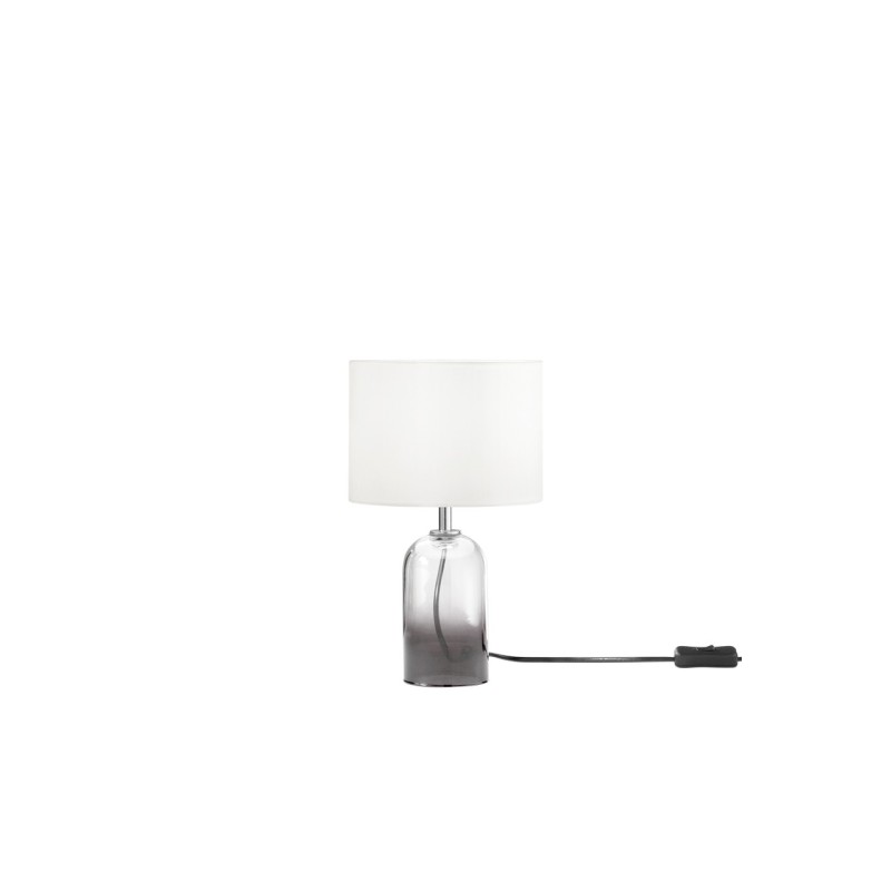 London Lampada da Tavolo Fan Europe in vetro con paralume in tessuto