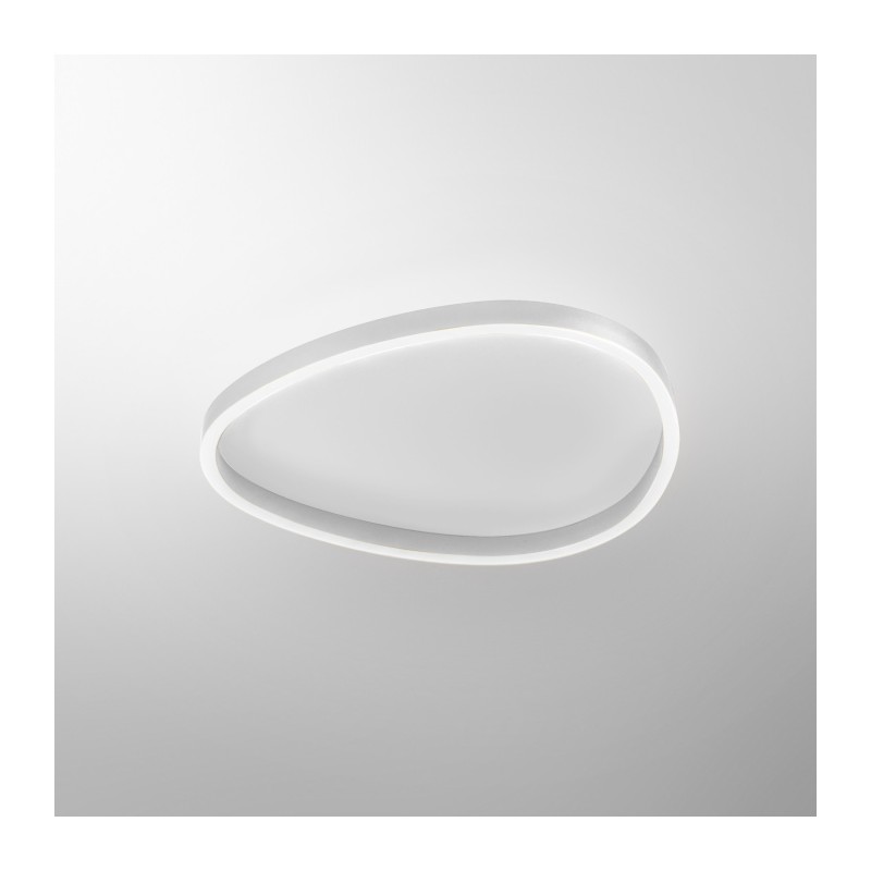 Ecaris P/M Suspension Lamp Gea Luce with aluminum frame / Vellini