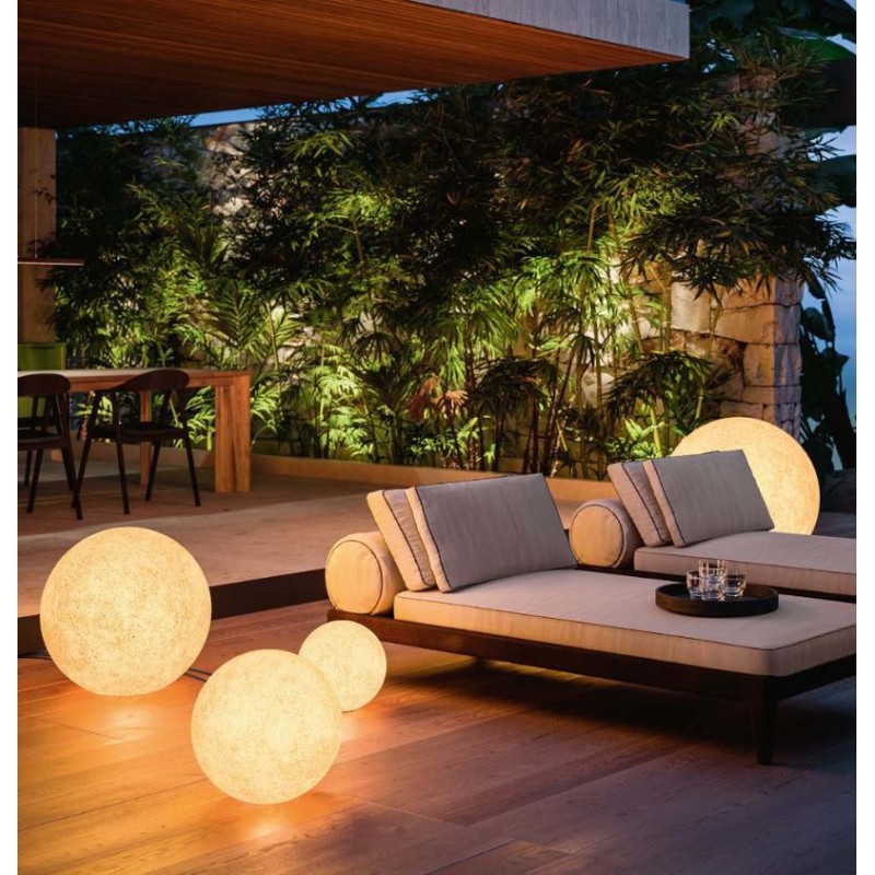 Oh! Mars Outdoor Floor Lamp IP65 by Linea Light in polyethylene