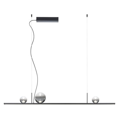 Dune L 120 cm Pendant Lamp by Redo Group in aluminum and glass