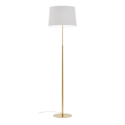 Nemia Floor Lamp by Redo Group in metal and fabric shade