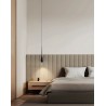 Coco Singolo Lampada a Sospensione Fabas Luce struttura in metallo / Vellini