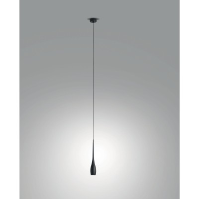 Coco Singolo Lampada a Sospensione Fabas Luce struttura in metallo / Vellini