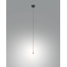 Susa Single Suspension Lamp Fabas Luce metal structure / Vellini