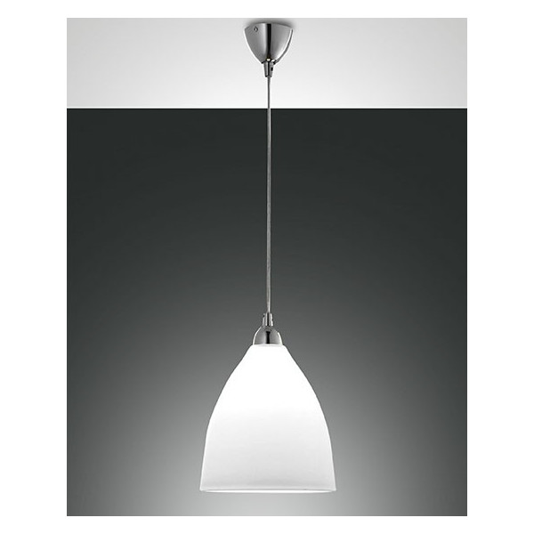 Provenza Large Suspension lamp metal frame and centrifuged glass 60W E27