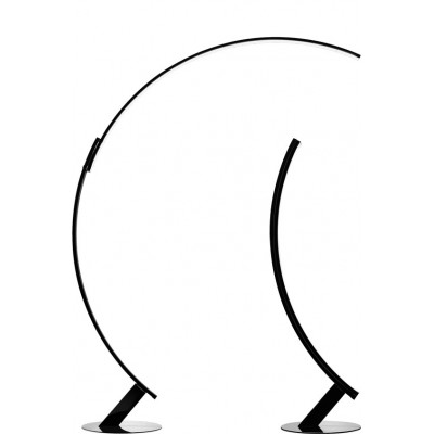 Kyudo floor lamp structure in glossy painted extruded aluminum Led 43,2W 2700K