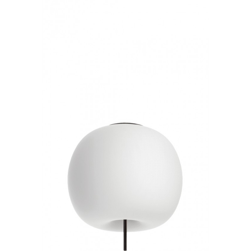 Kushi 16 Ceiling Lamp KDLN in layered and blown opal glass / Vellini