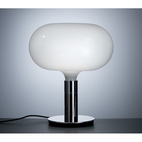 AM1N Lampe à poser diffuseur en verre blanc opale 150W E27